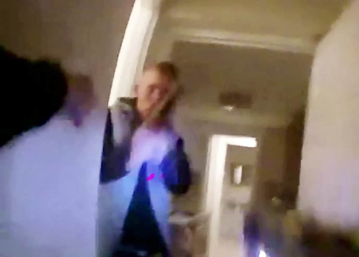 Dramatic bodycam footage captures terrifying moment teen thug points gun at female police officer – before pulling the trigger
