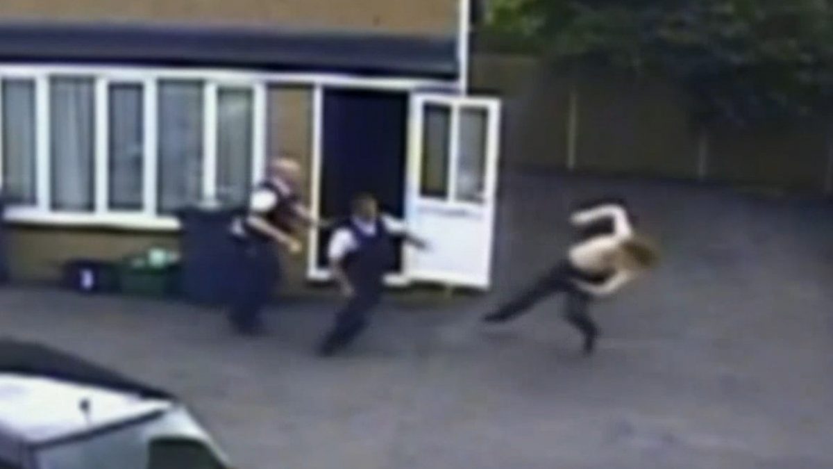 Disabled man Tasered by police and charged with assaulting an officer in a case which collapsed when his mother obtained CCTV of the incident