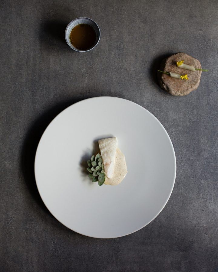 Killian Crowley Turbot, Kohlrabi, Sea Purslane