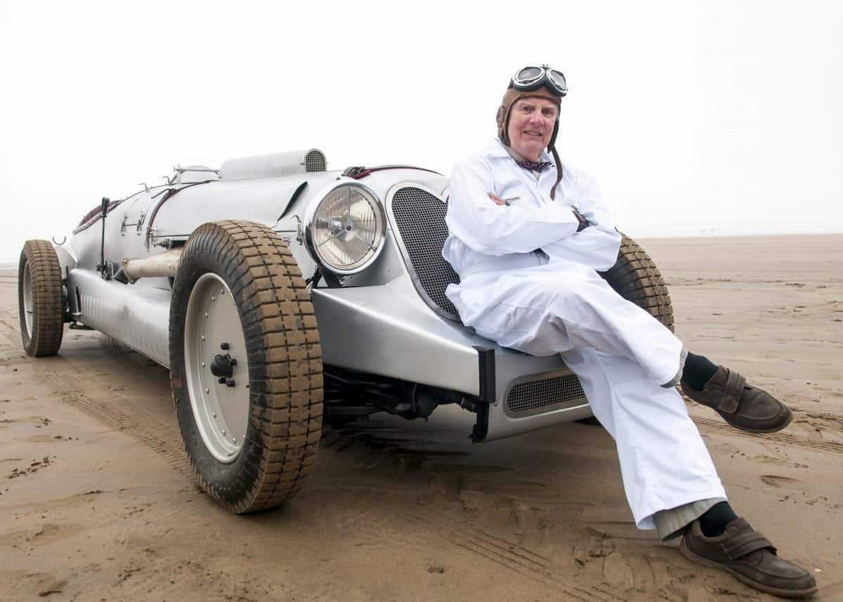 Man spends 10 years and £70k building his dream vehicle – a bespoke car powered by a 27litre SPITFIRE engine