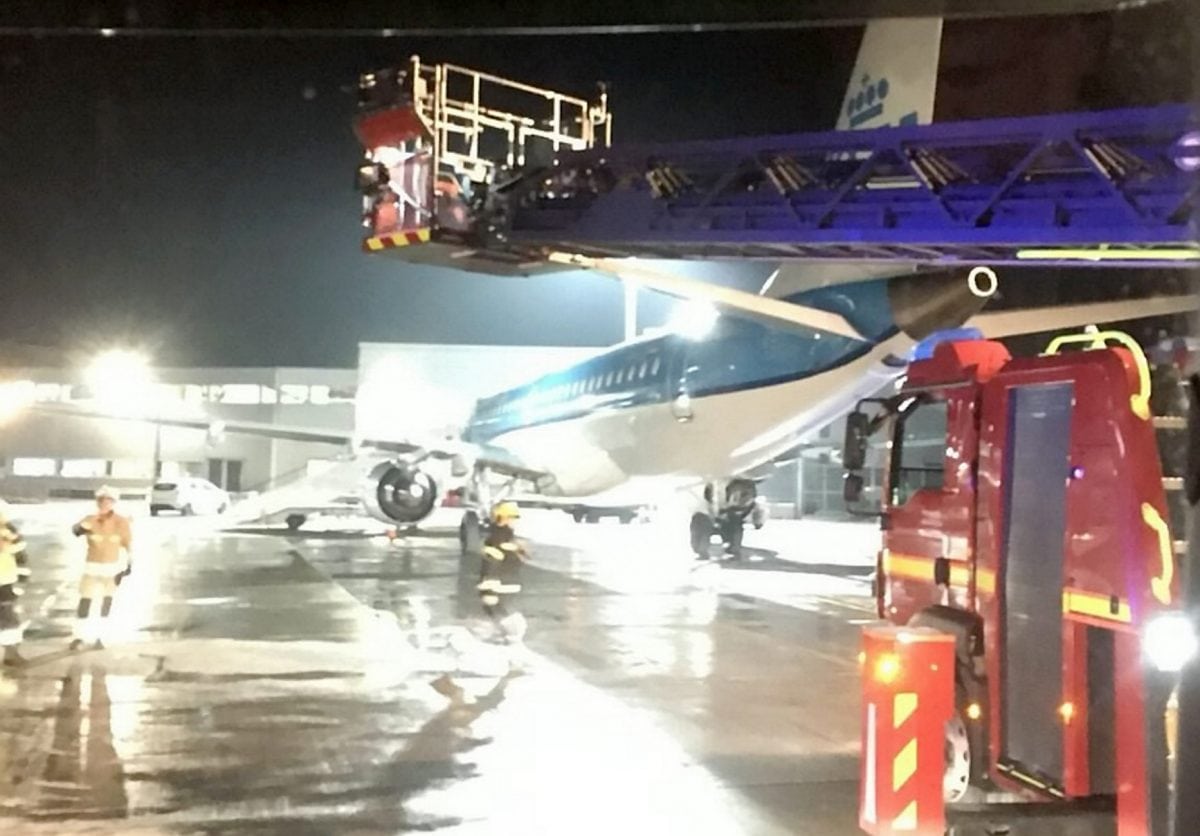 Passengers evacuated from KLM flight due to an “optical illusion”