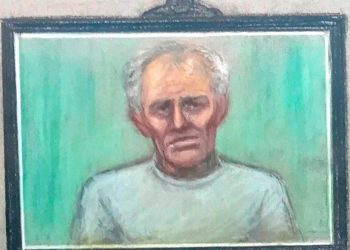 ***TV OUT***

Ex-football coach Barry Bennell appearing via videolink has been found guilty by jury at Liverpool Crown Court of multiple sex offences against boys in the 1980s. Bennell, 64, was convicted of 36 charges including indecent assault and serious sexual assaults against boys aged eight to 15. February 13 2018.