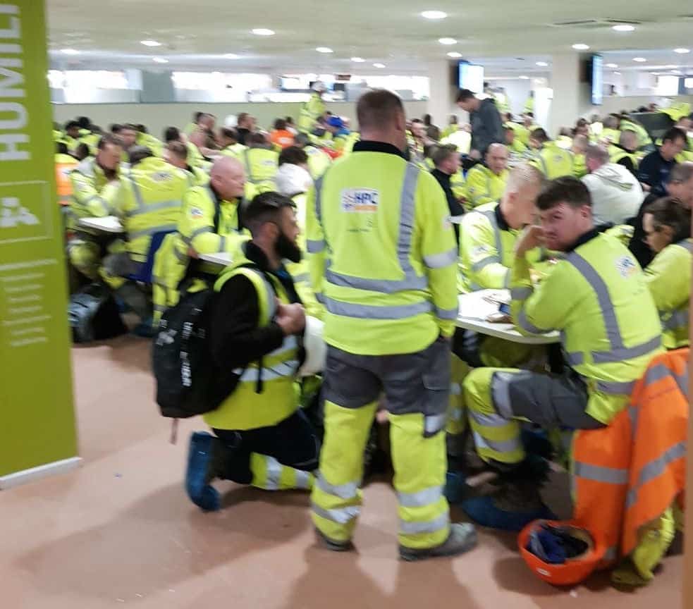 Over 500 Hinkley C staff on strike as they were refused pay during the “Beast from the East”