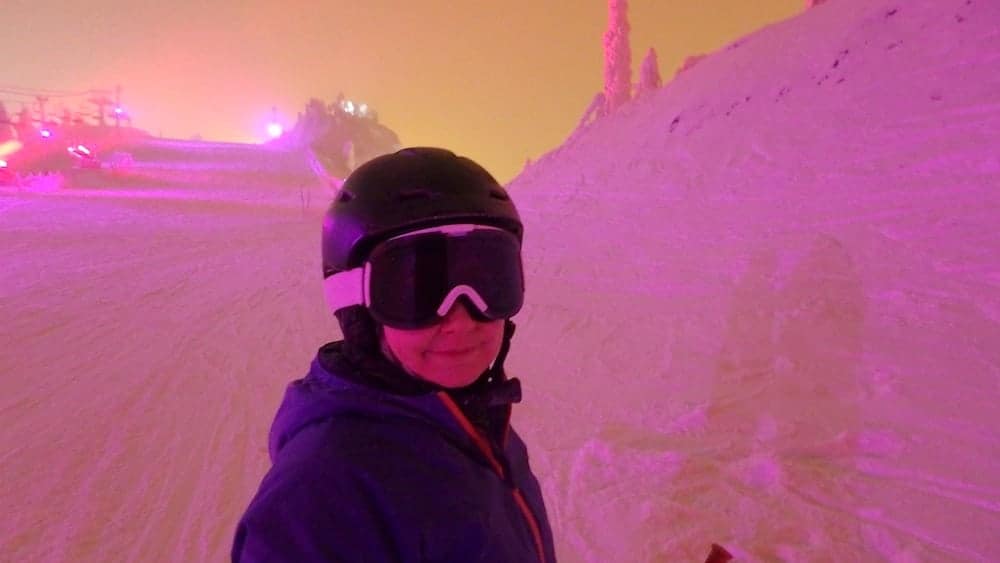 Skiing with a difference in Ruka, Finland