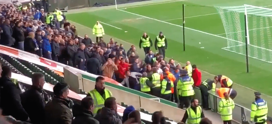 Video – Plymouth Argyle vs Bristol Rovers Crowd Trouble