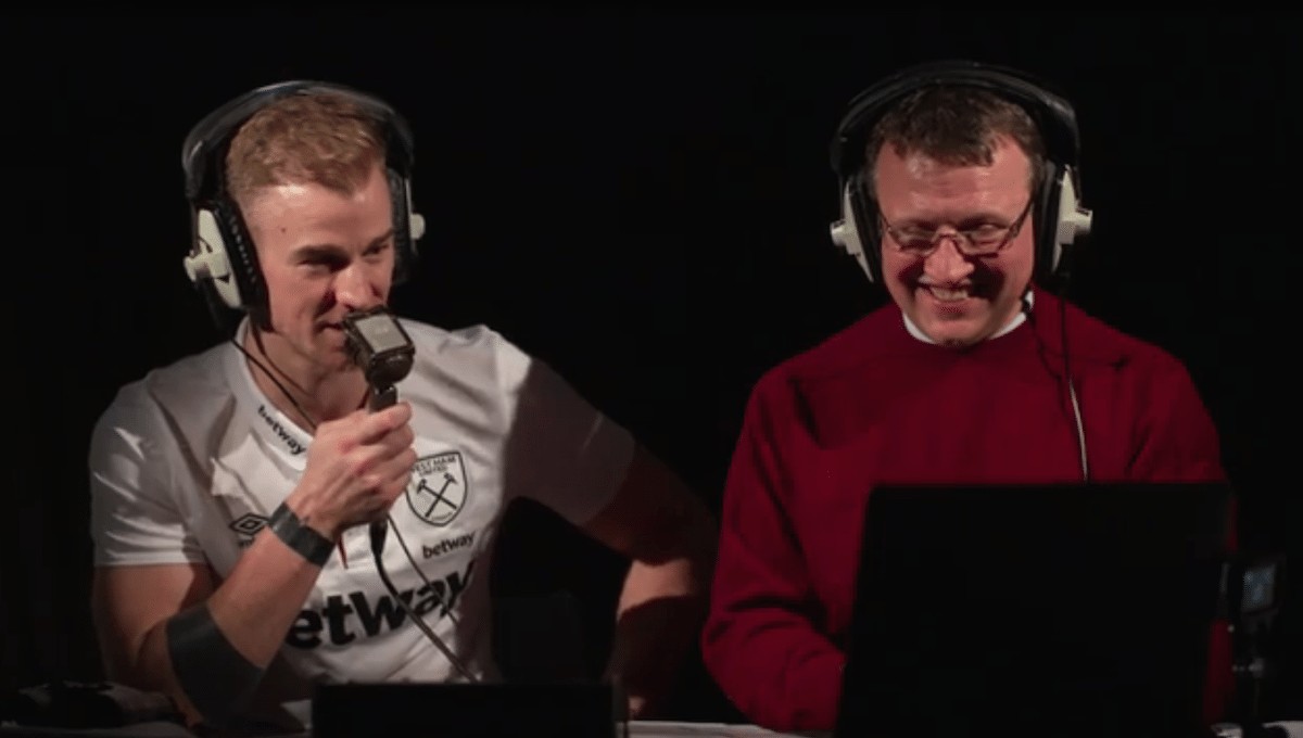 West Ham stars in hilarious commentating challenge