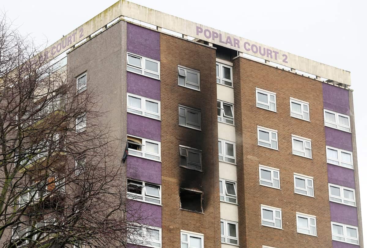 “continue to fight for improved fire safety in all high rises,” says Lab MP after six fire engines rushed to flats blaze