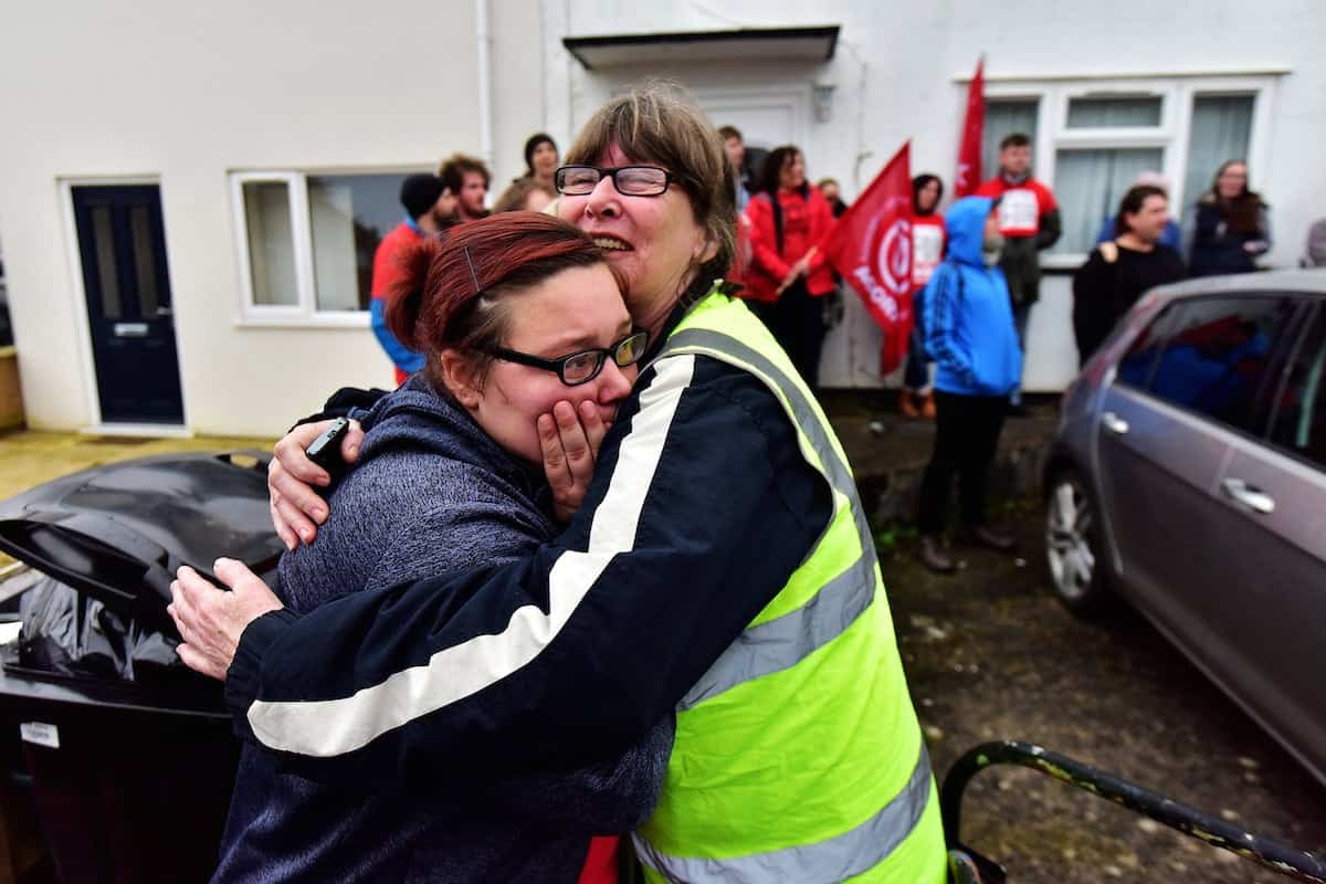 Mum left in tears of joy as campaigners stop her being evicted by wealthy landlord