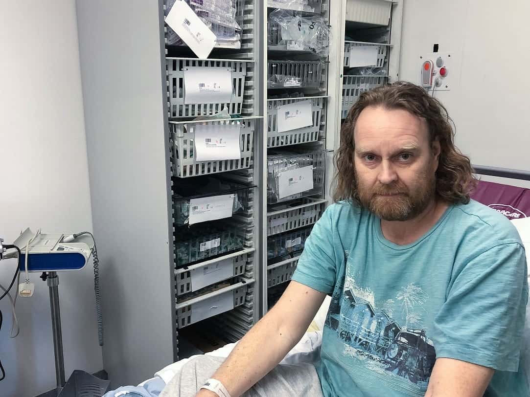Recovering cancer patient forced to sleep in hospital cupboard because of bed shortage