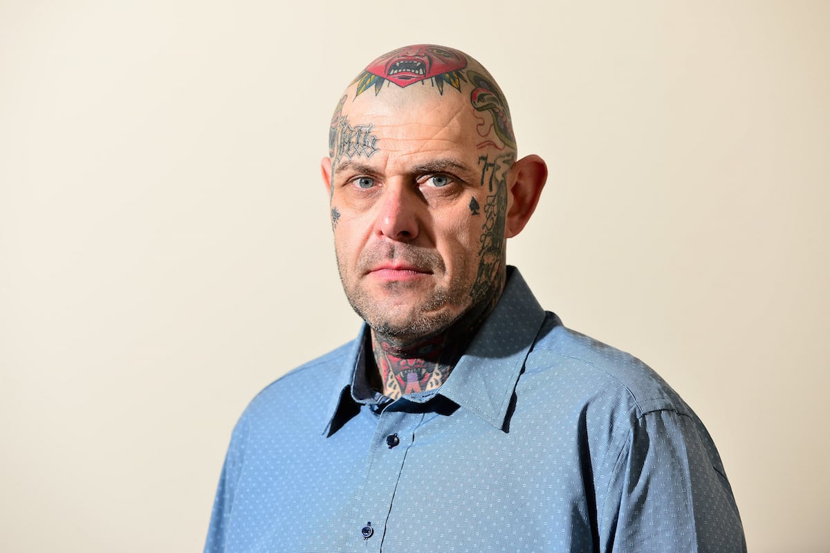  A middle-aged pub goer was banned from going in a trendy bar – because he had too many TATTOOS