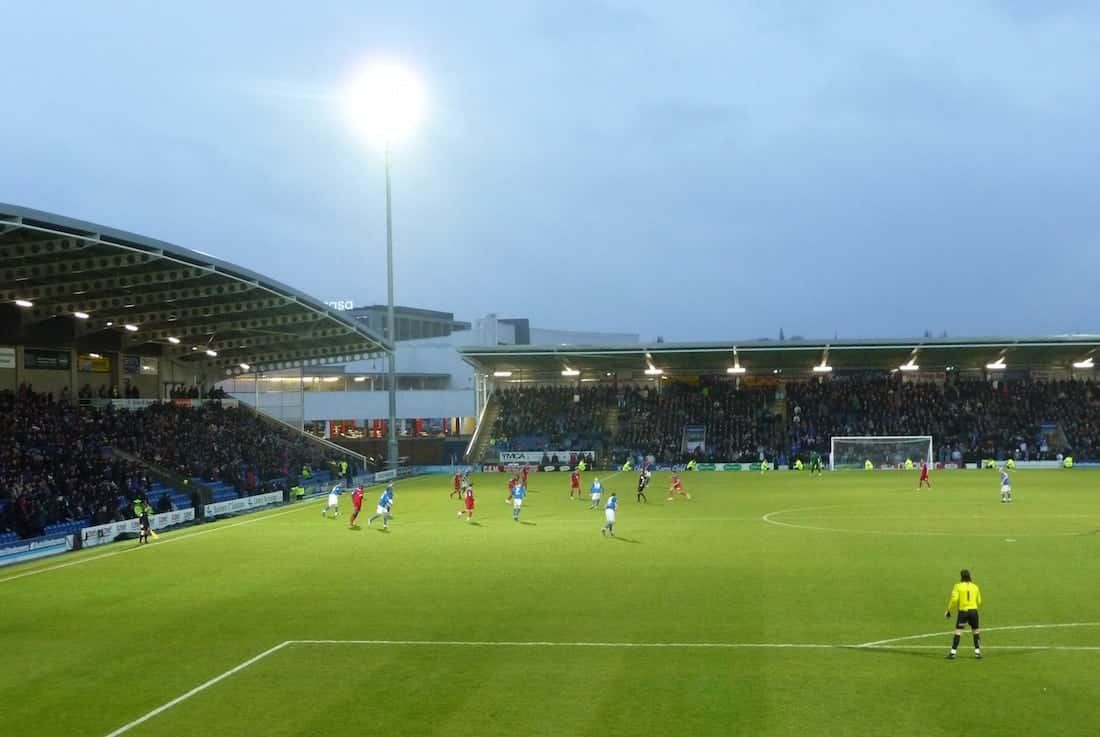 Chesterfield FC Football manager takes over player announcements with hilarious results