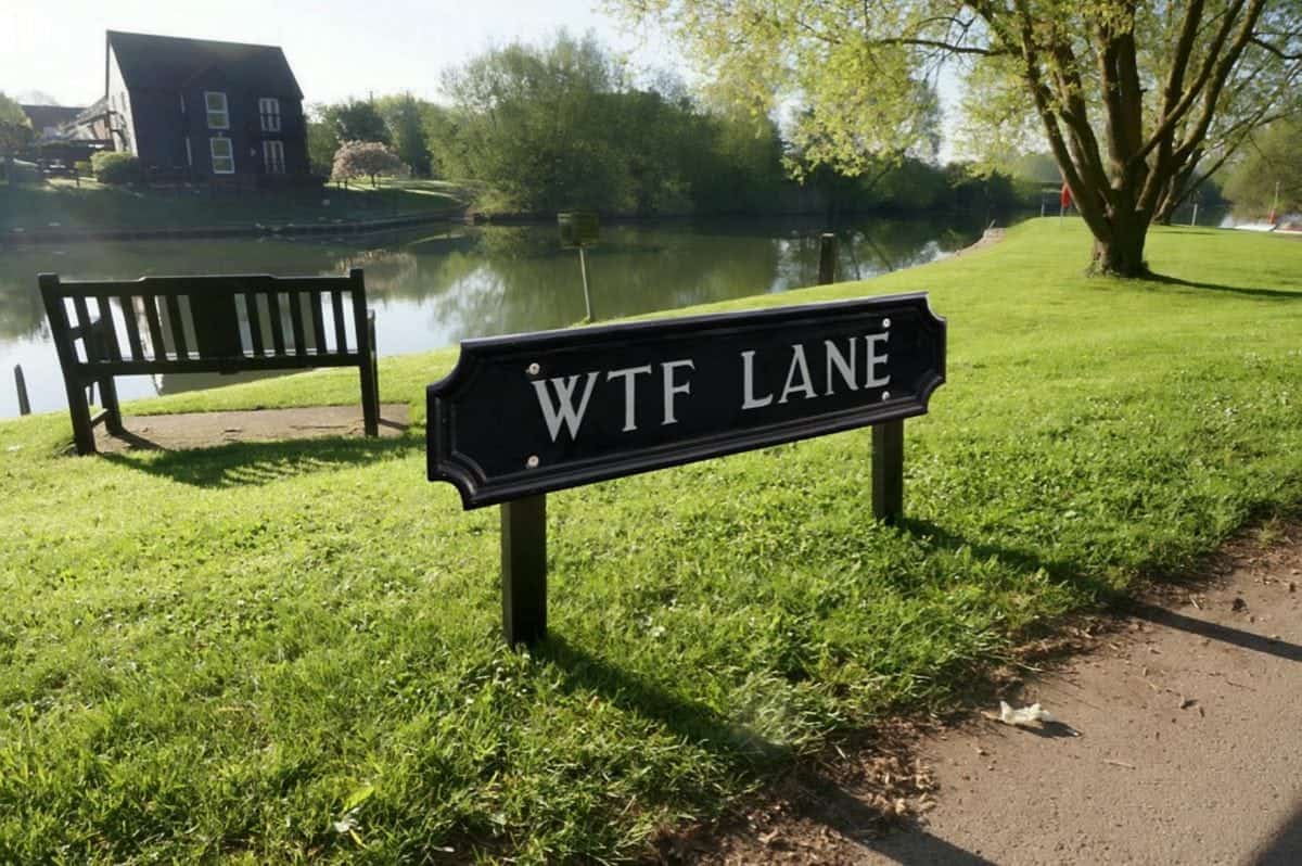 Mystery street artist strikes again, renaming street signs across city with these bizarre signs