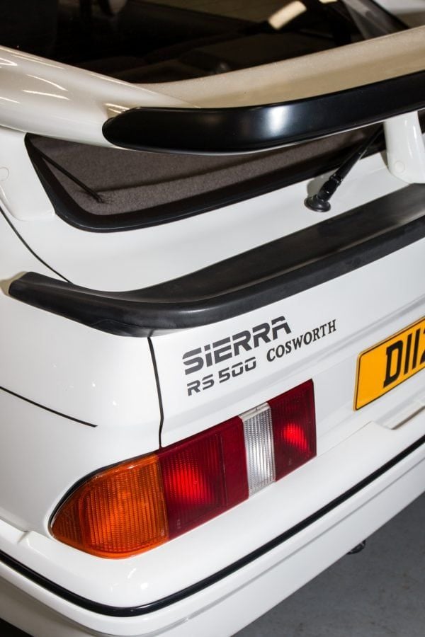 A 30-year-old car described as "the holy grail of Fast Fords" is expected to sell for a staggering £120,000. The Ford Sierra RS500 Cosworth is regarded as one of the most iconic cars of the 1980s.