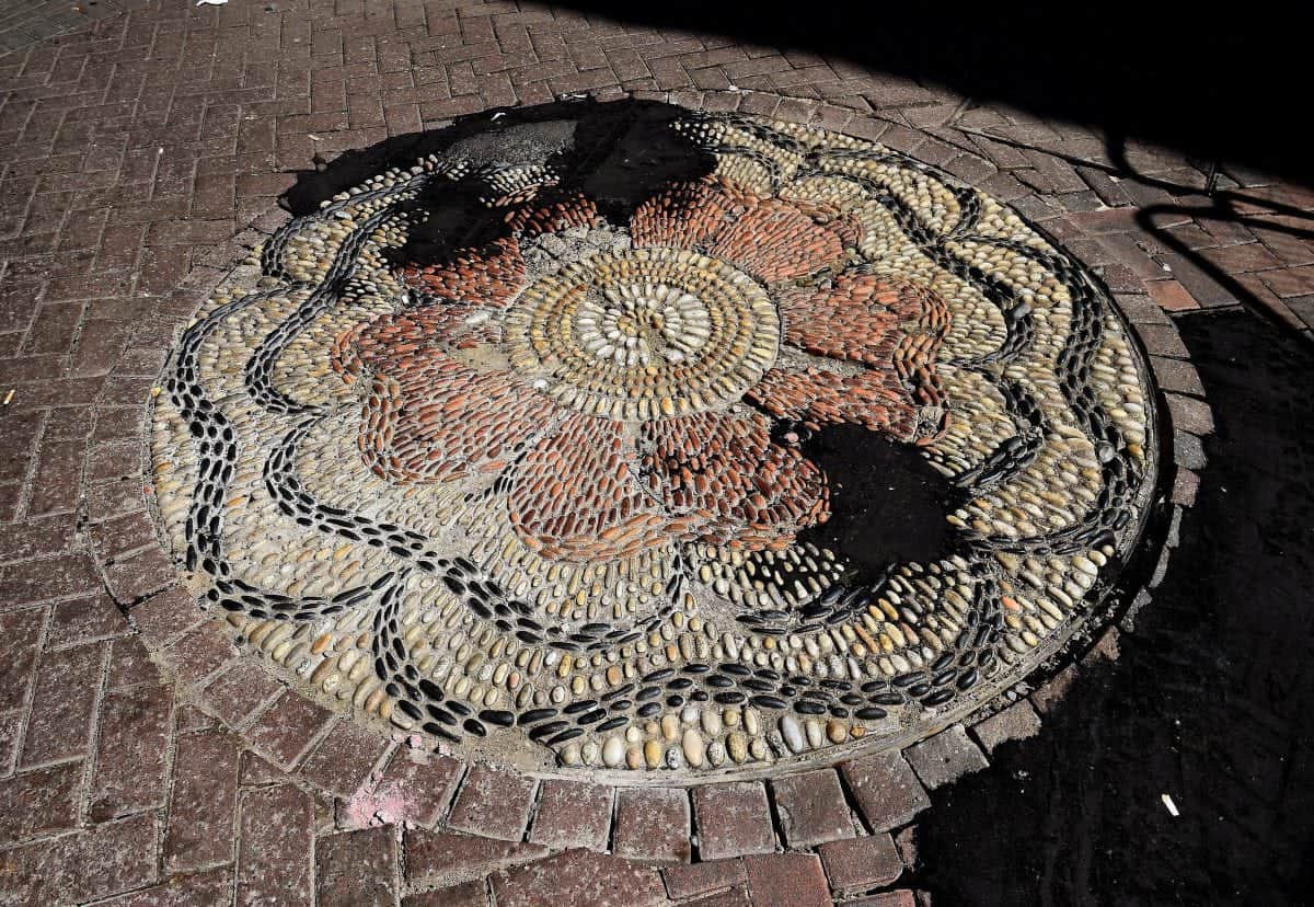 Locals slam council for destroying intricate mosaics while patching up city centre street
