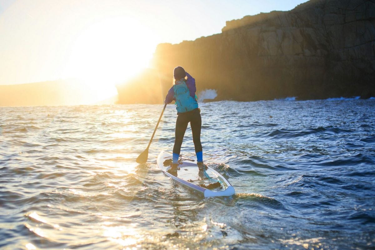 Environmentalist paddle-boarding from Lands End to John O’Groats & picking up plastic pollution along the way