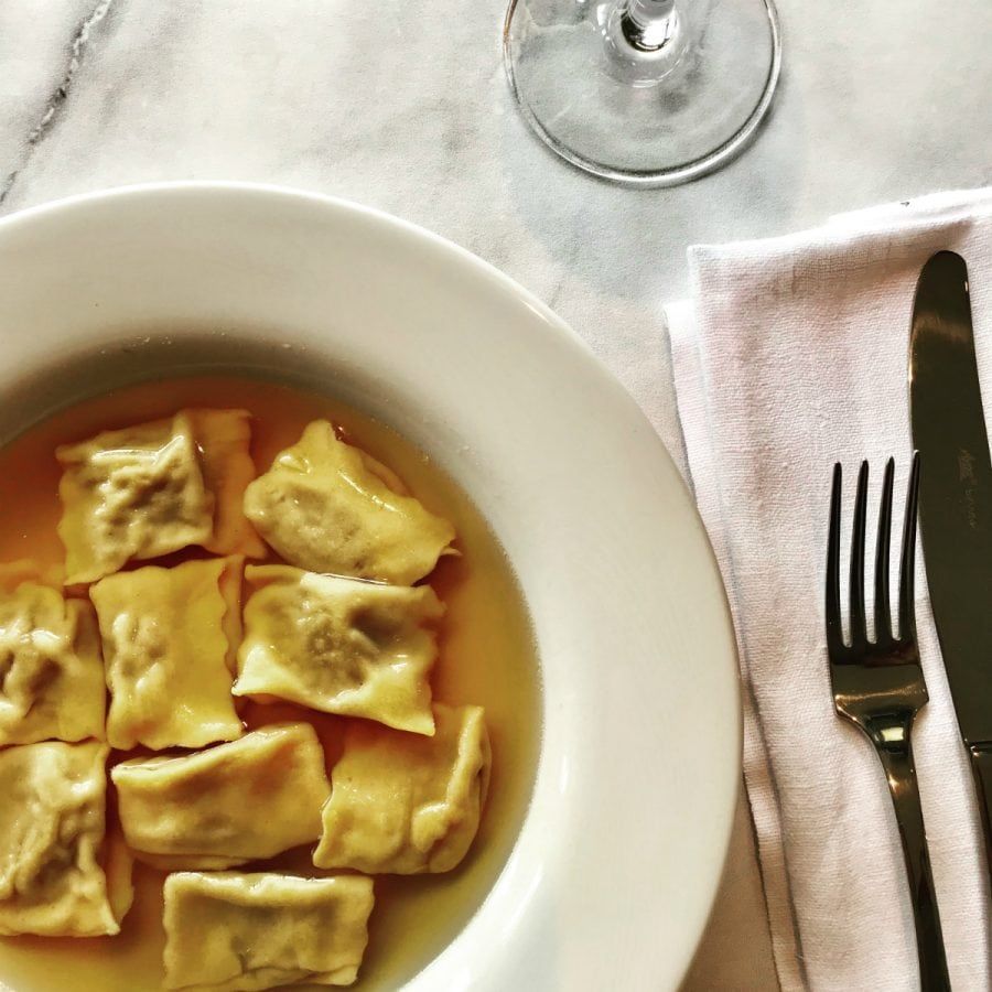 Bancone Duck ravioli 'del plin' | best new restaurants