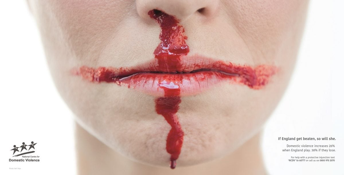 Powerful domestic violence campaign launched to coincide with World Cup
