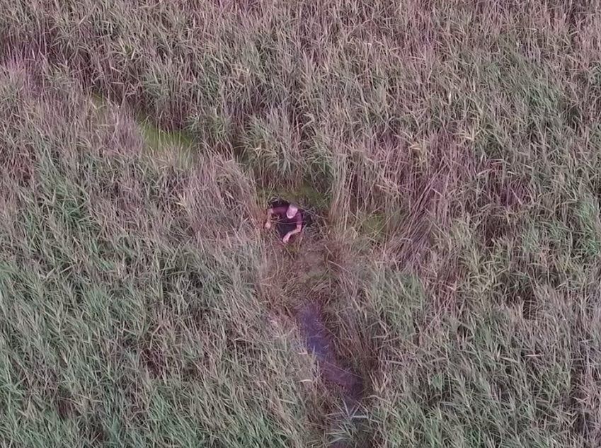 Watch – Dramatic moment police drone finds missing pensioner after 24 hour search