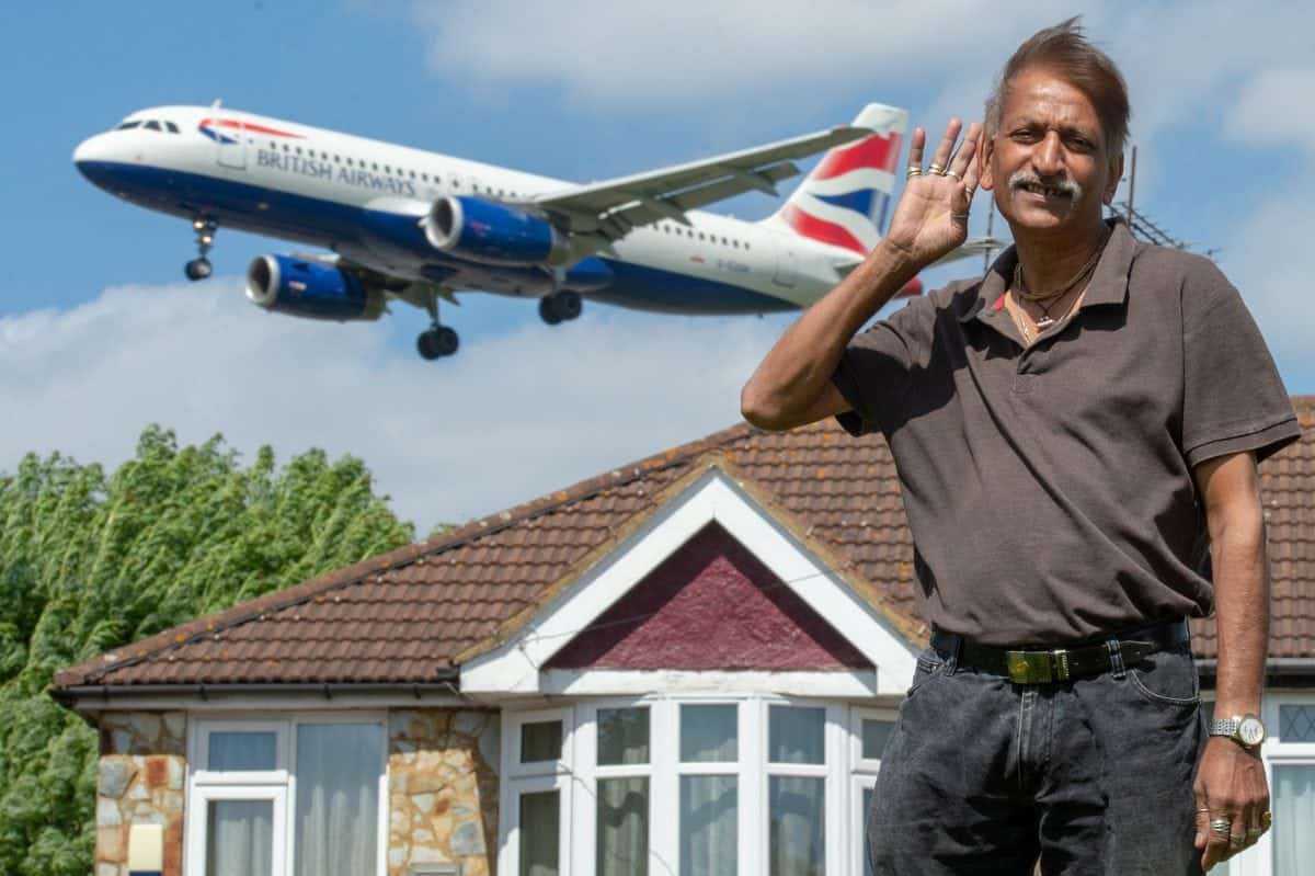 Homeowner next to Heathrow does not mind noisy neighbour