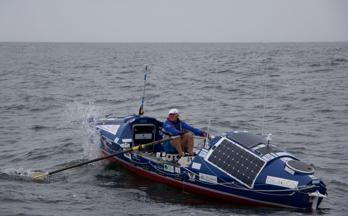 Former Royal Marine begins his attempt to be the first blind person to row the Pacific