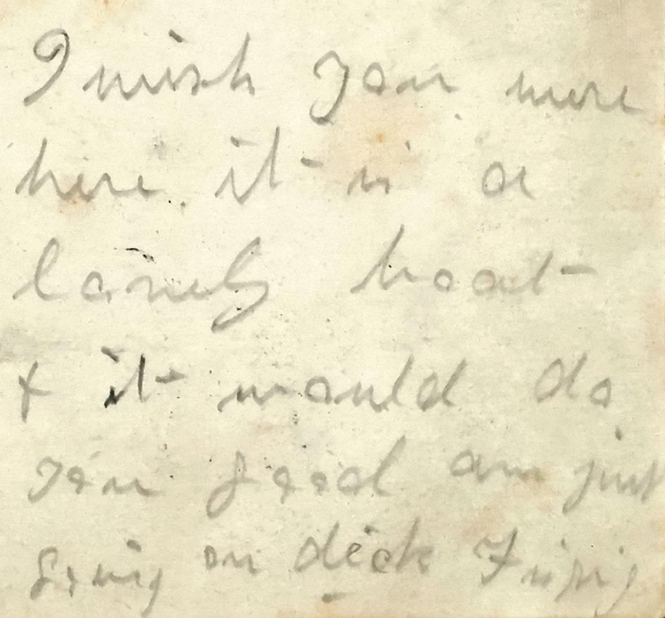 A postcard written by a maid on the Titanic to a friend which said “wish you were here” is expected to fetch more than £20,000 at auction.