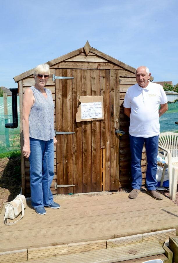 veteran forced to sleep in shed