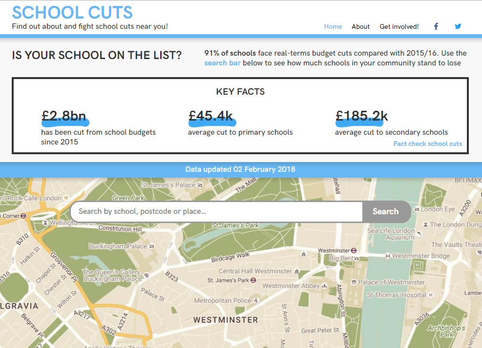 New tool helps you see how your school has been affected by cuts