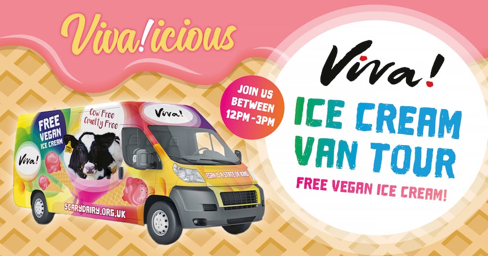 Vegan Charity Tours the UK Giving out FREE Vegan Ice-Cream