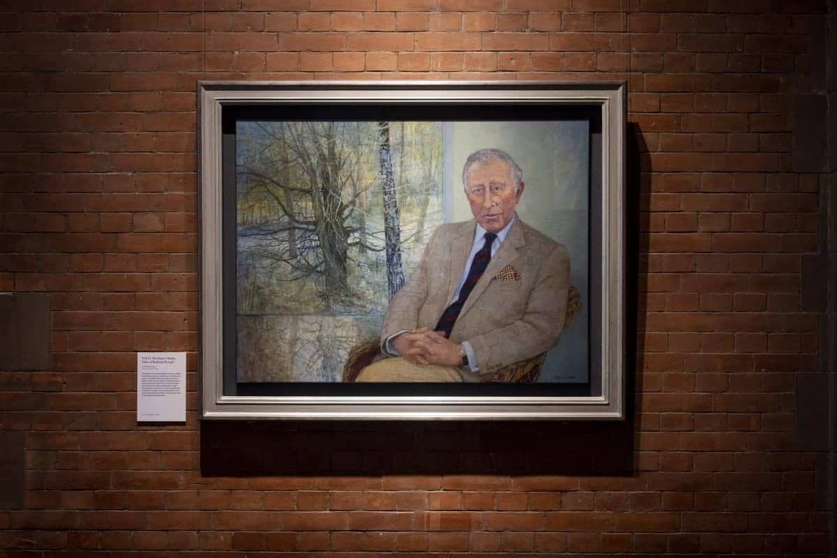New portrait of Prince Charles has been unveiled at the Scottish National Portrait Gallery