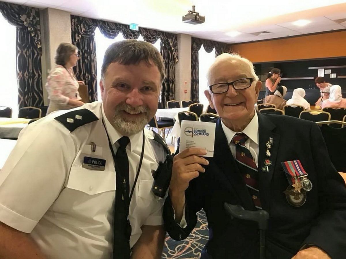 This is the incredible moment a 94-year-old RAF veteran returned to the cockpit