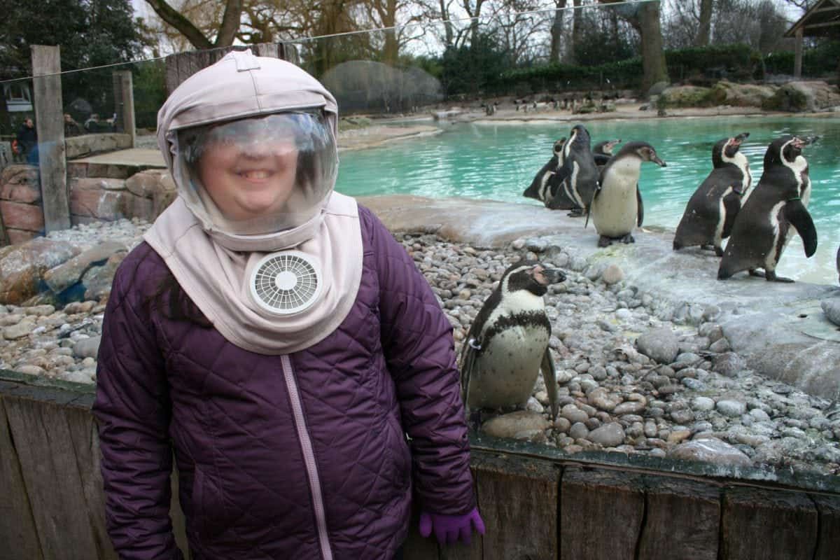 One-in-a-million schoolgirl must wear full protective suit because she is allergic to the sun