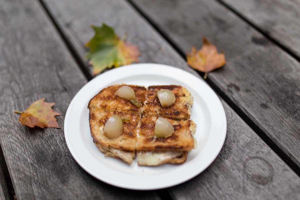 Garden Café Summer Terrace Menu Fried Cheese Sandwich | Photo: Louis Fernando