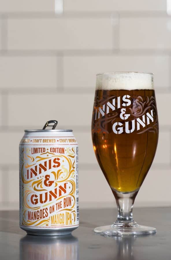 Euro 2020 - the best beers from all 24 competing countries Photo: Alan Richardson Dundee, Pix-AR.co.uk Innis & Gunn Mangoes on the Run IPA