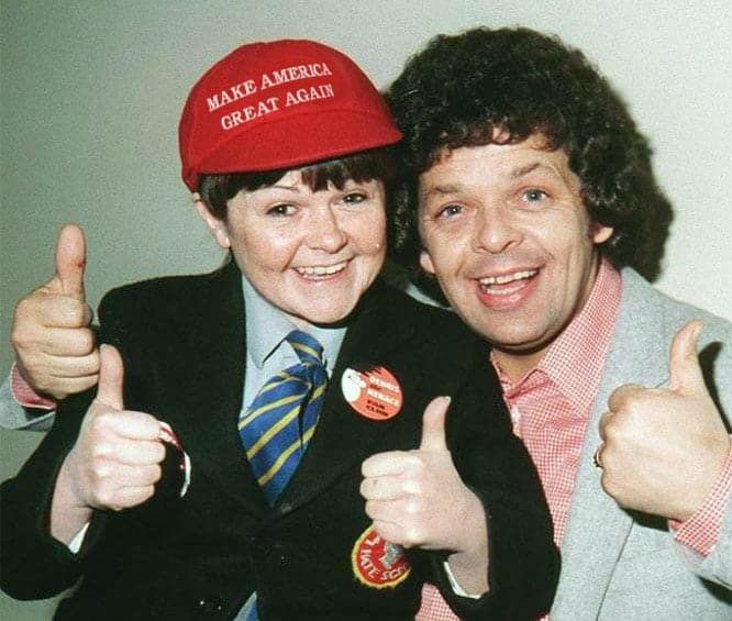 Krankies prank on Donald Trump goes viral