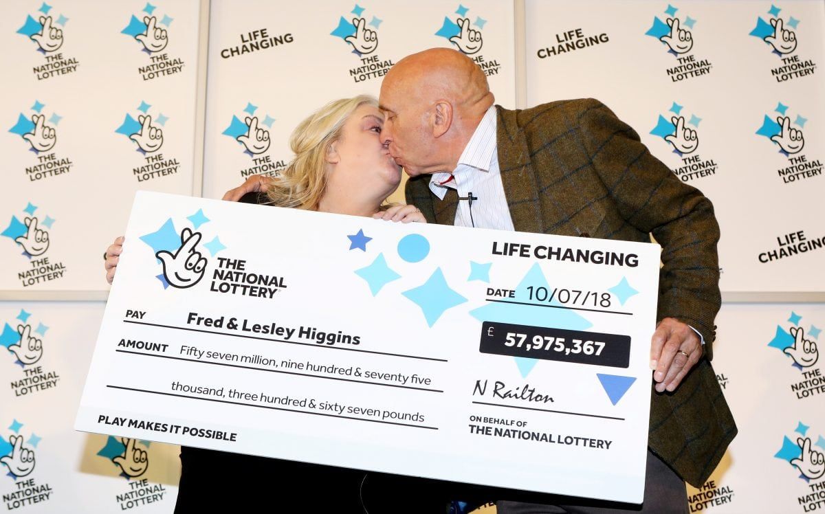 Couple’s £58 million-pound lotto ticket was accidentally ripped apart by shop worker