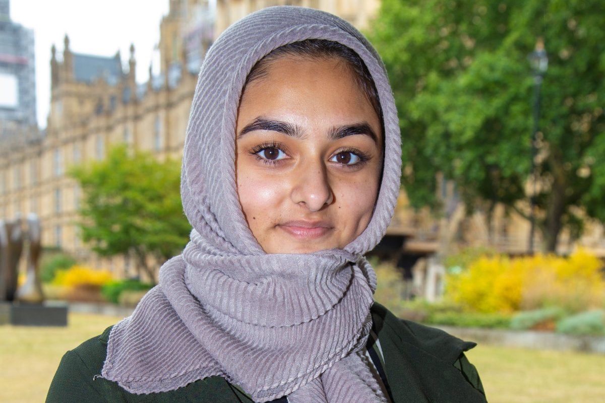 Watch – Muslim schoolgirl travels to Westminster to deliver open letter slamming Boris Johnson