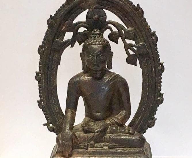 Twelfth Century Buddha statue stolen from India in 1961 will be returned after it was spotted at trade fair