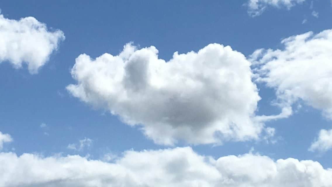 Take a look at this cloud photo. What do YOU see?