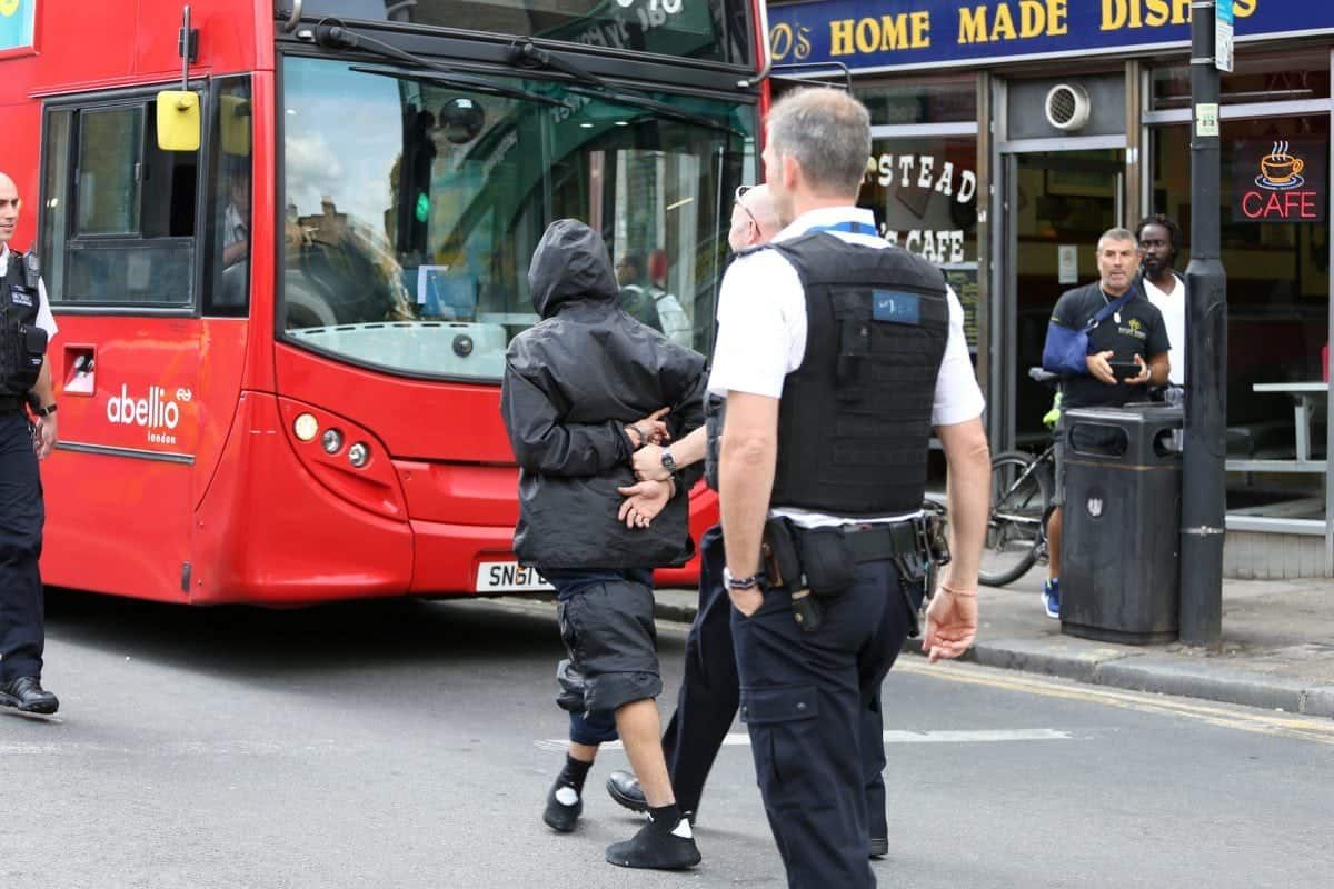 Moped muggers snared after dramatic five mile police chase across London