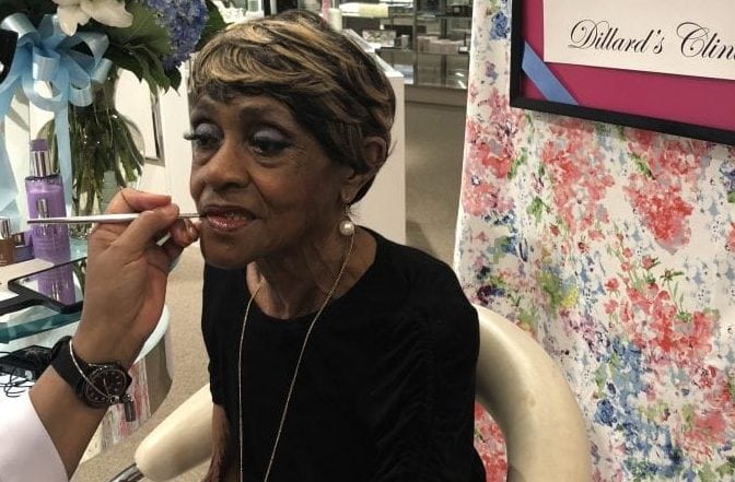Elderly stroke victim cried with joy when she was taken on day trip & treated to makeover