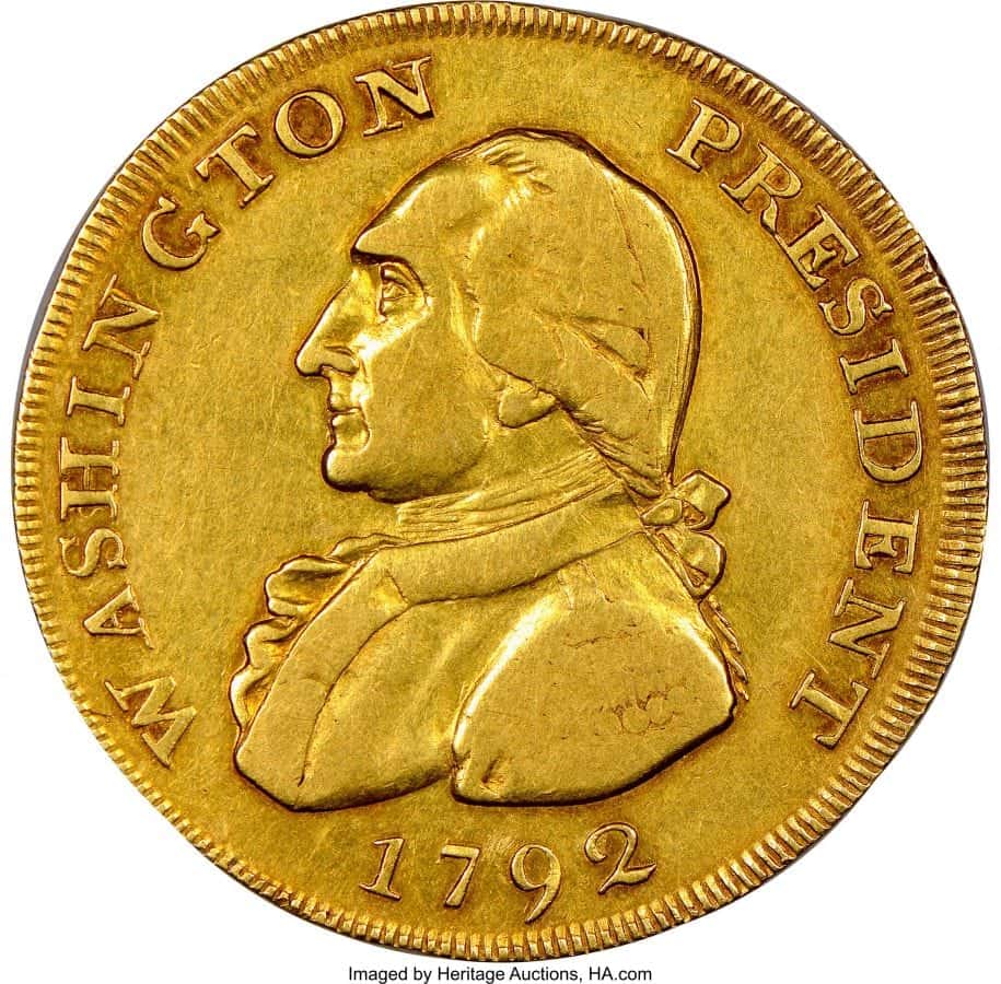 Gold coin owned by George Washington sells for $1.74MILLION at auction