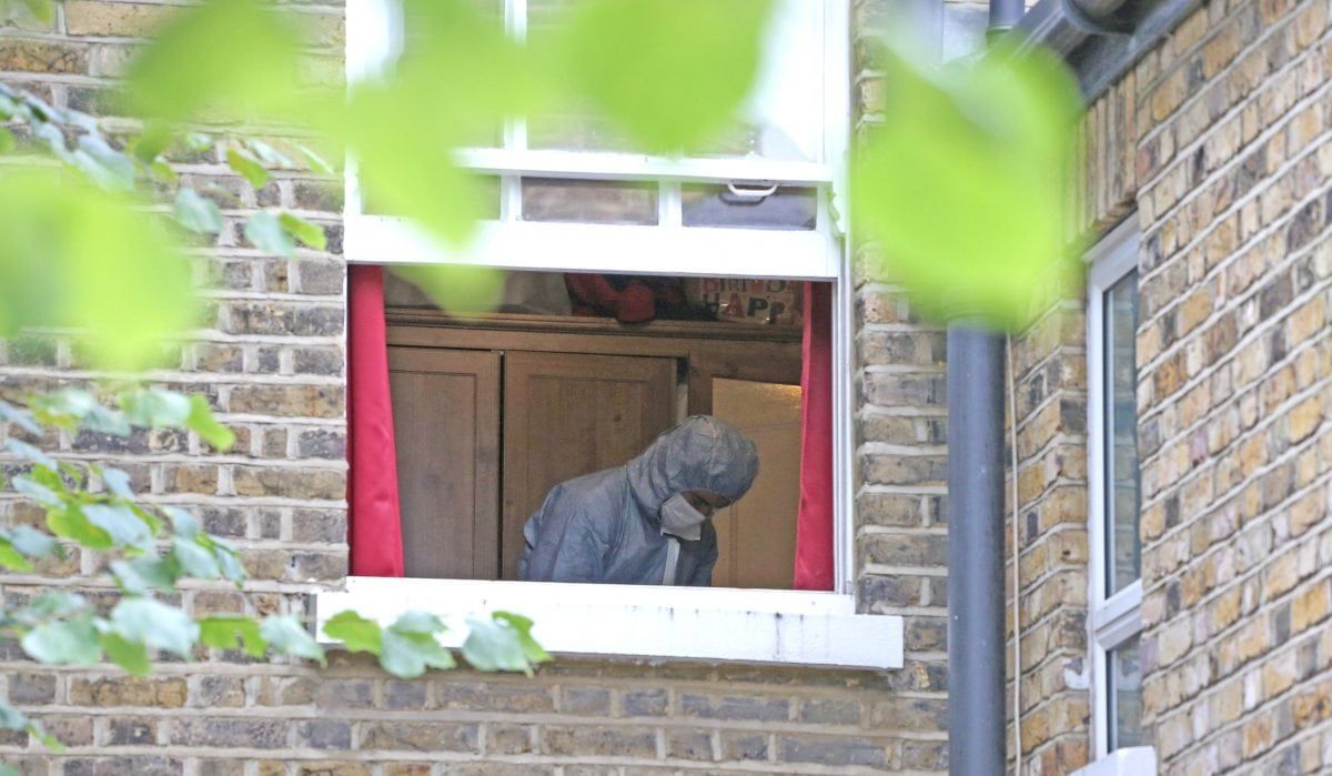 Murdered mum’s body removed from flat in South London after six-year old called police