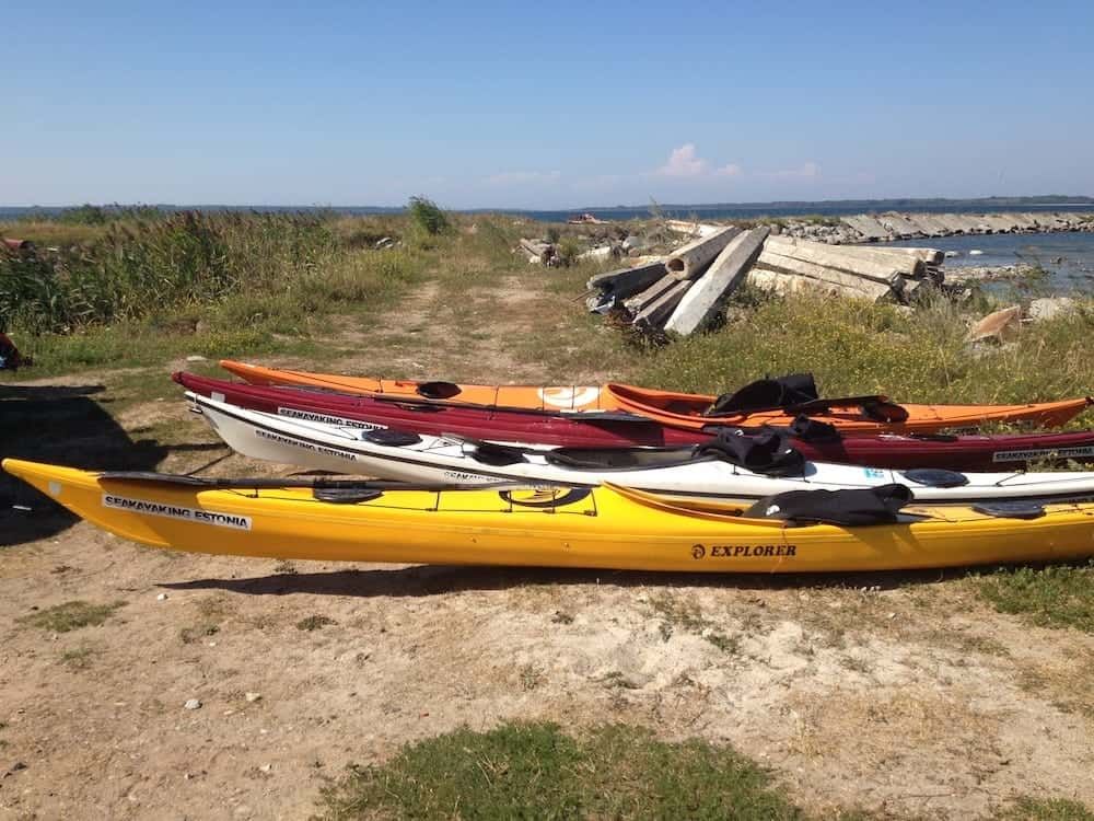 Kayaking in Estonia