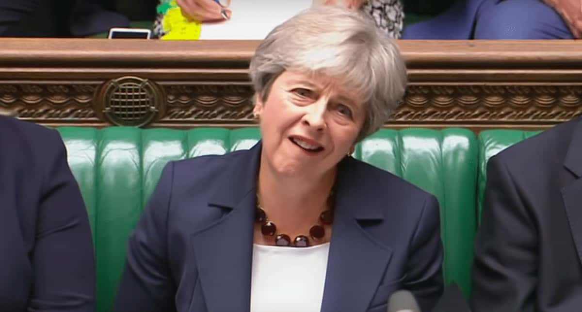 May slammed by DUP for breaking Brexit pledge over Irish sea border
