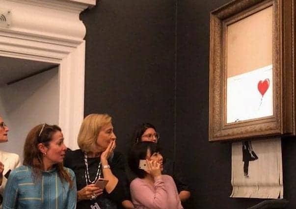 Auctioneers promise these Banksy works won’t self destruct!