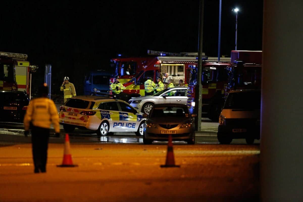 HORROR CRASH – Leicester City owner’s helicopter crashes in car park outside the team’s stadium and bursts into flames