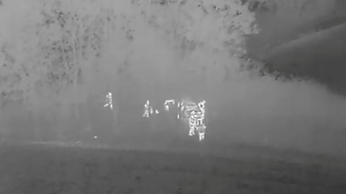 Police use thermal drone to swoop on suspected deer poachers