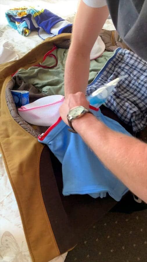 Watch – Ryanair passenger bags himself savings by wearing his luggage sewn into a coat