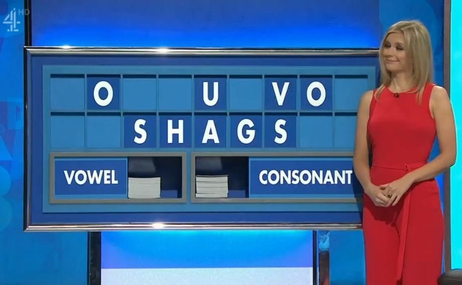 Countdown contestant reveals he won with the word SHAGS