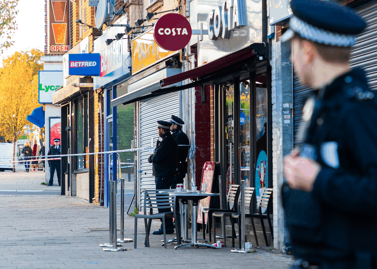 Costa coffee customer fighting for life after “calm” man stabbed him in front of horrified London coffee shop